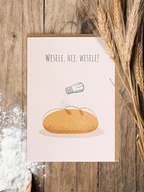 Kartki okolicznościowe i zaproszenia - Karnet Ślub - Wesele, hej, wesele! - miniaturka - grafika 1