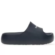 Klapki i japonki damskie - Klapki Tommy Jeans Chunky Flatform Pool Slides EN0EN02454-C1G - granatowe - miniaturka - grafika 1