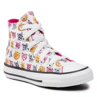 Trampki damskie - Converse Trampki Ctas Hi 671706C White/Prime Pink/B - miniaturka - grafika 1