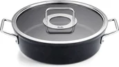 Garnki - Garnek Adamant niski 28 cm ze szklaną pokrywką - miniaturka - grafika 1