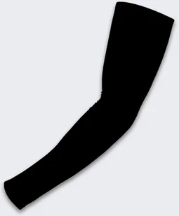 Rękawy Chroniące Przed Słońcem Buff Solid Black - Czapki i chusty sportowe damskie - miniaturka - grafika 1