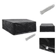 Pokrowce na meble ogrodowe - vidaXL Pokrowiec na meble ogrodowe 10 oczek 260x260x90 cm - Pokrowce ochronne na meble ogrodowe - miniaturka - grafika 1