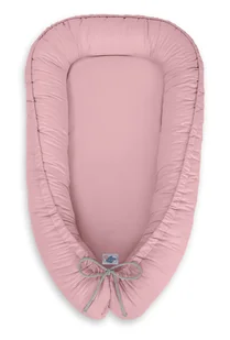 Kokon niemowlęcy dwustronny kojec otulacz Premium MY SWEET BABY- brudny róż - Maty edukacyjne - miniaturka - grafika 1