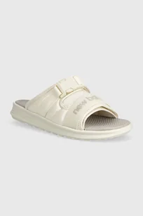 New Balance klapki SWA330F3 damskie kolor beżowy SWA330F3 - Klapki i japonki damskie - miniaturka - grafika 1