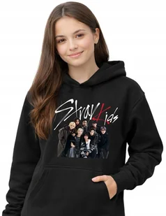 STRAY KIDS K-POP BLUZA Z KAPTUREM CIEPŁA XS CZARNY - Bluzy dla chłopców STRAY KIDS K-POP BLUZA Z KAPTUREM CIEPŁA XS CZARNY - Bluzy dla chłopców - miniaturka - grafika 1