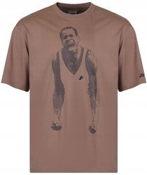 REEBOK - KOSZULKA UNISEX CNY T-SHIRT H47103 T-shirt JASNY BRĄZ/CAPPUCCINO