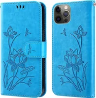 Etui i futerały do telefonów - Etui König Design kompatybilne z etui na telefon komórkowy Apple iPhone 12 Pro Max ze skóry syntetycznej - Niebieskie etui na telefon komórkowy - miniaturka - grafika 1
