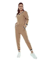 Piżamy damskie - Eldar Komplet piżamowy Fanny homewear beżowy 3XL - miniaturka - grafika 1