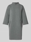 Sukienki - Sukienka o długości do kolan ze stójką i wpuszczanymi kieszeniami - miniaturka - grafika 1