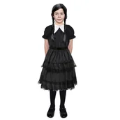 Stroje karnawałowe - ZESTAW WEDNESDAY CZARNY 134-140 5el - miniaturka - grafika 1