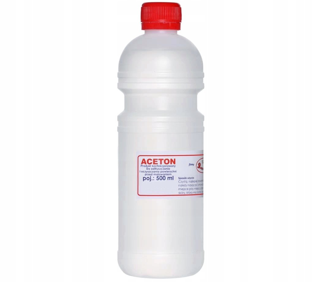 G16-48 Renoskór ACETON Odplamiacz SILNY Odtłuszczacz powierzchni PŁYN 500ml