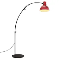 Lampy stojące - vidaXL Lampa stojąca, 25 W, postarzany czerwony, 150 cm, E27 - miniaturka - grafika 1