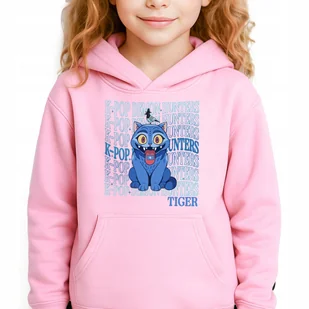 Bluza Dziecięca Różowa Z Kapturem CAT HUNTRIX Muzyka Wzory Rozmiar 116 cm - Bluzy dla dziewczynek Bluza Dziecięca Różowa Z Kapturem CAT HUNTRIX Muzyka Wzory Rozmiar 116 cm - Bluzy dla dziewczynek - miniaturka - grafika 1