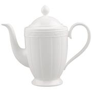 Dzbanki i imbryki - Villeroy & Boch White Pearl Dzbanek do kawy 6 os, pojemność: 1,35 l (10-4389-0070) - miniaturka - grafika 1