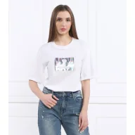 Koszulki i topy damskie - Armani Exchange T-shirt | Regular Fit - miniaturka - grafika 1
