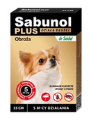 Artykuły przeciw pasożytom - Sabunol Sabunol Obroża Plus przeciw pchłom dla psa 35cm - miniaturka - grafika 1