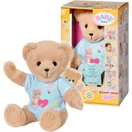 Zabawki interaktywne dla dzieci - Baby Born Pluszowy Miś Niebieski 36cm - miniaturka - grafika 1
