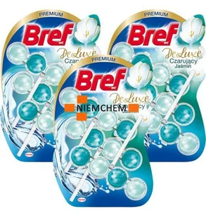 Bref DeLuxe Czarujący Jaśmin Zawieszka Kulki Wc 9 x 50g - Środki do WC - miniaturka - grafika 1