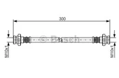 Przewody hamulcowe - Bosch Przewód hamulcowy giętki BOSCH 1987481195 1987481195 - miniaturka - grafika 1