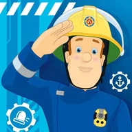 Okrycia kąpielowe dla dzieci - Ręcznik Magiczny 30x30 Strażak Sam niebieski bawełniany dziecięcy do przedszkola 048 Fireman Sam - miniaturka - grafika 1