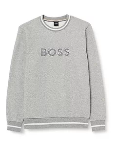 BOSS Męska bluza Loungew, średni szary 33, XXL, Medium Grey33., XXL - Bluzy męskie - miniaturka - grafika 1