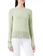 Swetry damskie - JACK & JONES Damski sweter Jjxx Jxlara Ls Soft Crew Neck Knit Noos, Smoke Green, XL - miniaturka - grafika 1