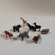 Figurki dla dzieci - Gumowe figurki Zwierzęta dzikie mini 8 szt. - miniaturka - grafika 1