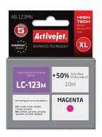 Tusze zamienniki - Tusz ACTIVEJET AB-123MN (Brother LC123M/121M), czerwony, 10 ml - miniaturka - grafika 1