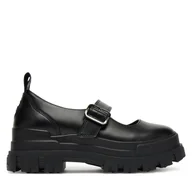 Półbuty damskie - Półbuty Buffalo Aspha Loafer Buckle Os 1620046 Czarny - miniaturka - grafika 1