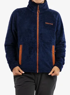 Polar damski Marmot Homestead Fleece Jacket - arctic navy - Kurtki męskie - miniaturka - grafika 1