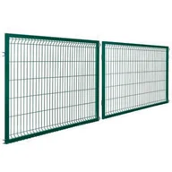 Akcesoria do ogrodzeń - Brama dwuskrzydłowa 3D 4 m - miniaturka - grafika 1