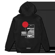 Odzież do sportów motorowych - Bluza z kapturem Nissan 180SX czarna-3XL - miniaturka - grafika 1