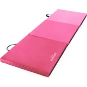 Maty do ćwiczeń - Materac gimnastyczny Triple 180x60x5cm Queenfit - miniaturka - grafika 1