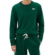 Bluzy sportowe męskie - Bluza na co dzień męska REEBOK bez kaptura - miniaturka - grafika 1