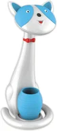 Lampy pozostałe - Niebiesko-biała lampka dziecięca do nauki z pojemnikiem - 3X S248 N7-W57 - miniaturka - grafika 1