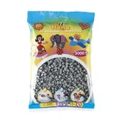 Prace ręczne dla dzieci - Hama 201-17 - popielaty - 3000 koralików midi - miniaturka - grafika 1