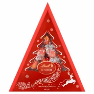 Bombonierki i czekoladki - Lindt Lindor Pralinki z czekolady mlecznej z nadzieniem 125 g - miniaturka - grafika 1