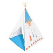 Namioty i tipi dla dzieci - ECOTOYS namiot dla dzieci Tipi Wigwam, biały - miniaturka - grafika 1