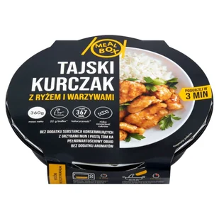 Meal Box Kurczak Po Tajsku Z Ryżem 360G - Szybkie dania obiadowe - miniaturka - grafika 1