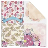 Zabawki kreatywne - Papier kreatywny Frida Kahlo - kwiaty i motyle - miniaturka - grafika 1