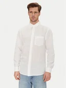 Koszule męskie - Calvin Klein Koszula K10K114488 Biały Regular Fit - miniaturka - grafika 1