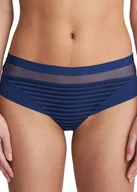 Majtki damskie - Marie Jo Majtki Granatowe W Paski Damskie Brazyliany 42 Jgj - miniaturka - grafika 1