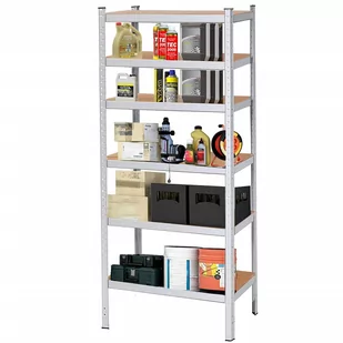 Regał Metalowy Magazynowy 6 Półek 225X110X50 Cm 900 Kg Do Garażu, Piwnicy - Szafy i regały magazynowe - miniaturka - grafika 1