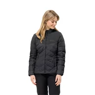 Kurtki damskie - Damska kurtka puchowa Jack Wolfskin TUNDRA DOWN JKT W black - M - miniaturka - grafika 1
