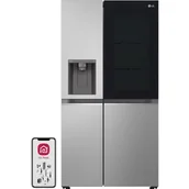 Lodówki - LG SBS InstaView GSGV80PYLL Pełny No Frost - miniaturka - grafika 1