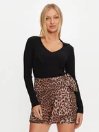 Swetry damskie - Guess Sweter Isabella W4BR19 Z3HP2 Czarny Slim Fit - miniaturka - grafika 1
