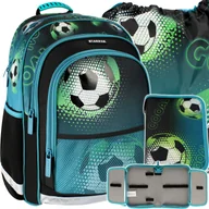 Plecaki worki - Zestaw Plecak Szkolny Dla Chłopca Piłka Nożna Klasy 1 3 Piórnik Worek - miniaturka - grafika 1