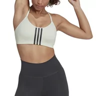 Biustonosze - adidas Damski biustonosz sportowy Aeroimpact LS, zielony/węglowy, S, Zielony/Carbon, S - miniaturka - grafika 1