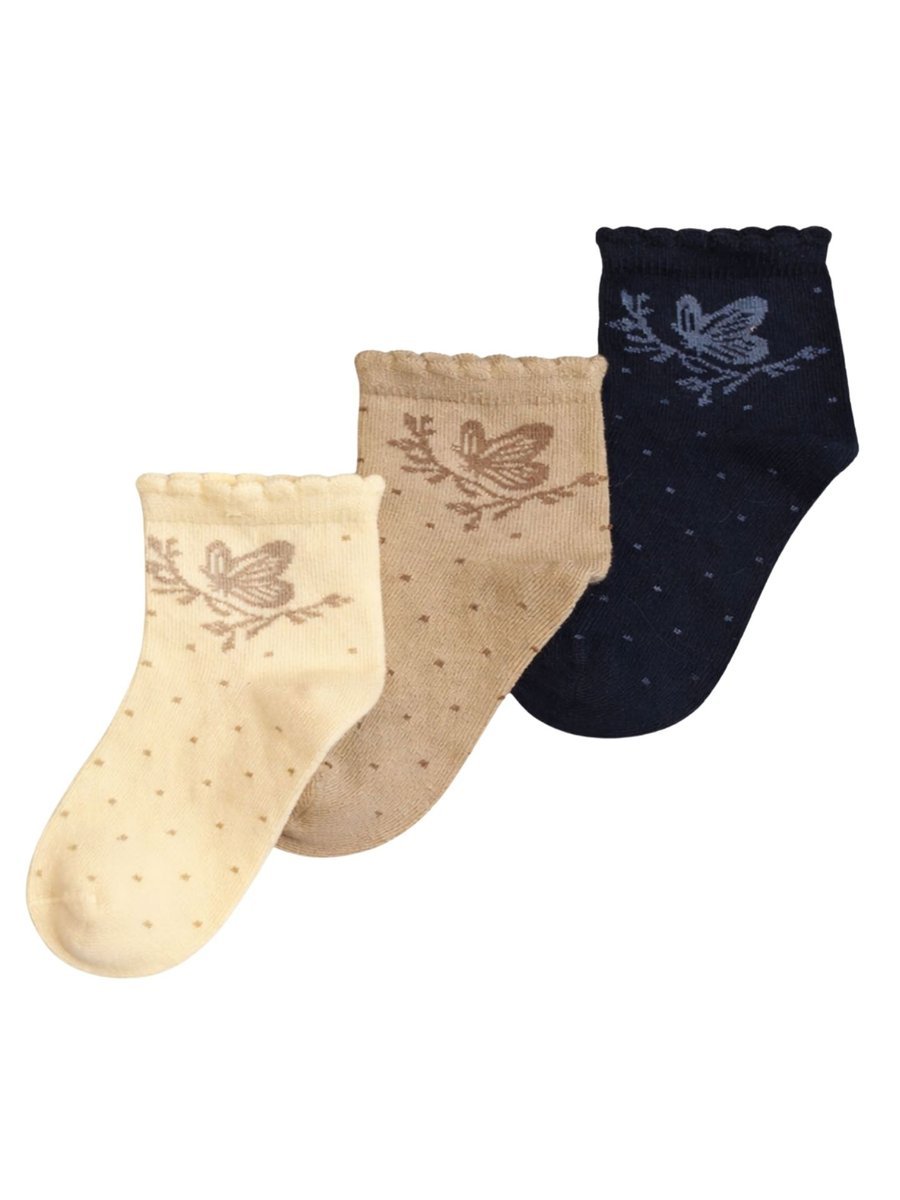 Skarpetki dziewczęce skarpety dziecięce bawełniane długie 3PAK 31-34 MYWAY
