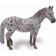 Figurki dla dzieci - Collecta Klacz British Spotted Pony maści kasztan Leopard - miniaturka - grafika 1